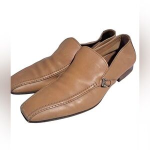 Prada Men’s Tan Loafers | Size 12 Standard- Authentic- Italy
